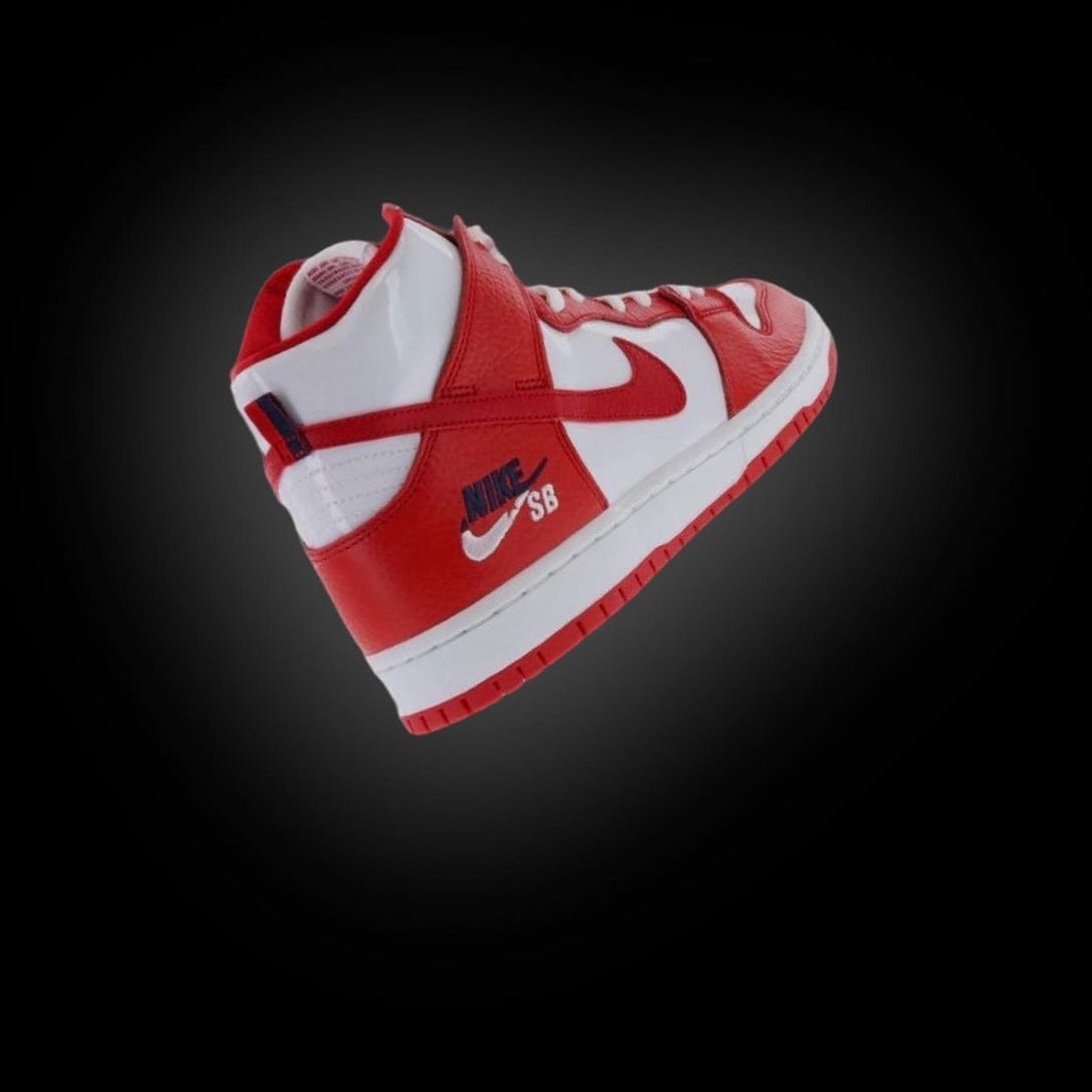 Nike sb dunk store high future court red